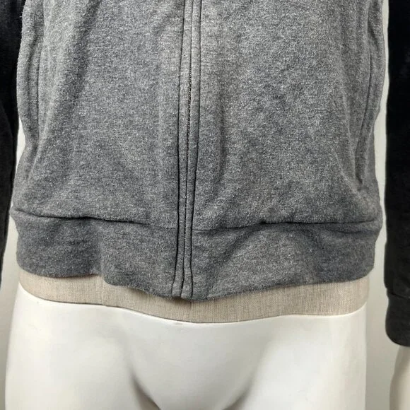 PRADA GRAY HOOD TRACK JACKET S - Picture 11 of 16
